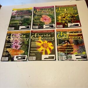 Florida Gardening Magazine Lot 2010 2012 2014 2013 2011 Aug Sept Oct Nov
